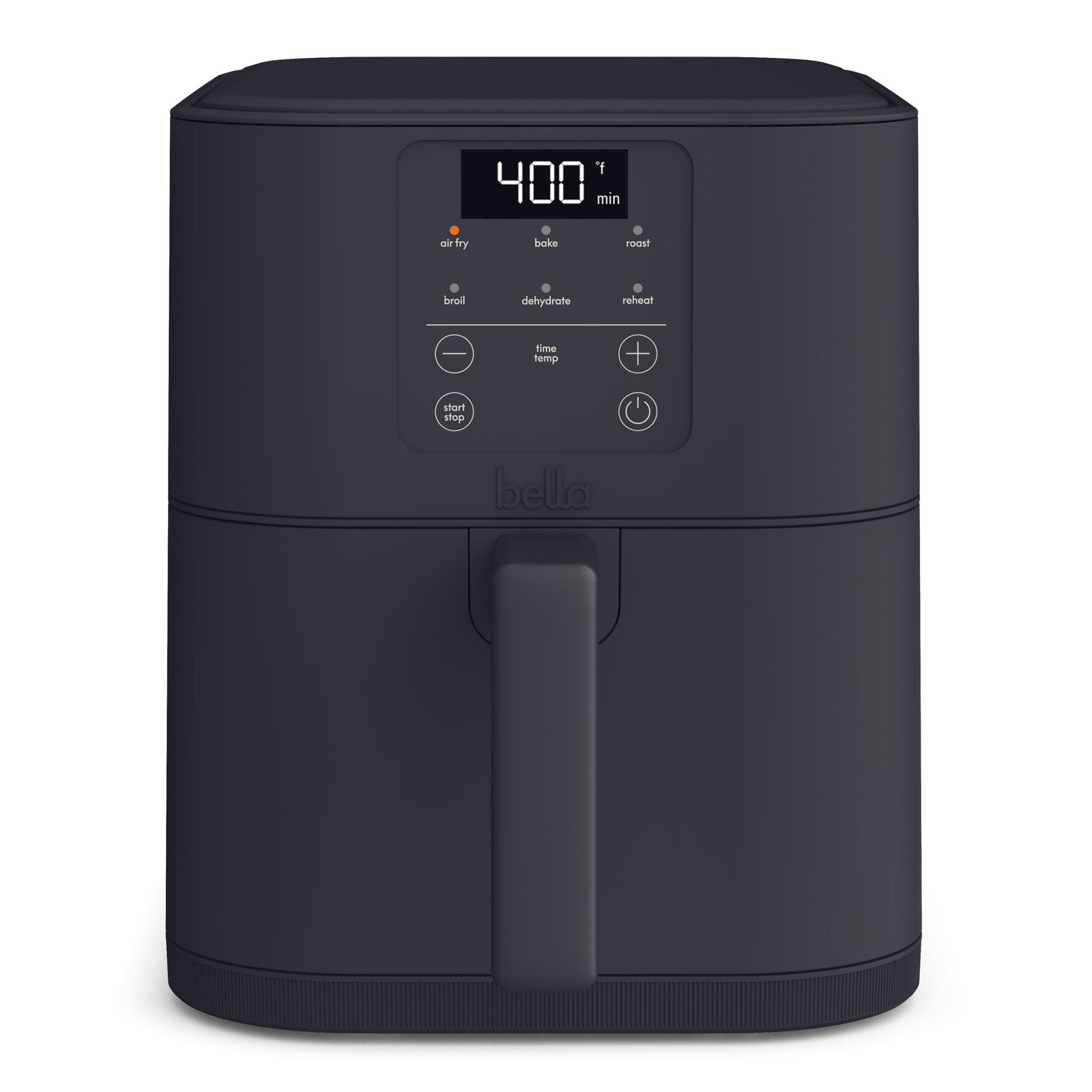 bella Fits-anywhere 6-qt Slim Air Fryer (35234-016A), front view