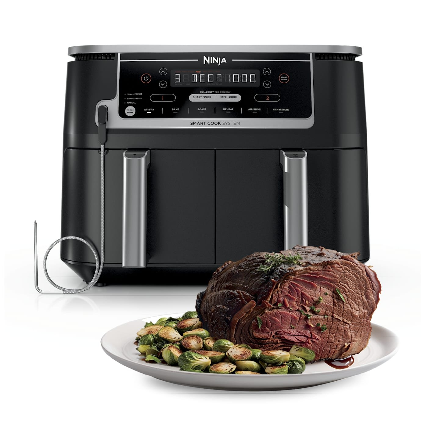 Ninja Foodi 6-in-1 Smart XL 2-Basket Air Fryer (DZ550)